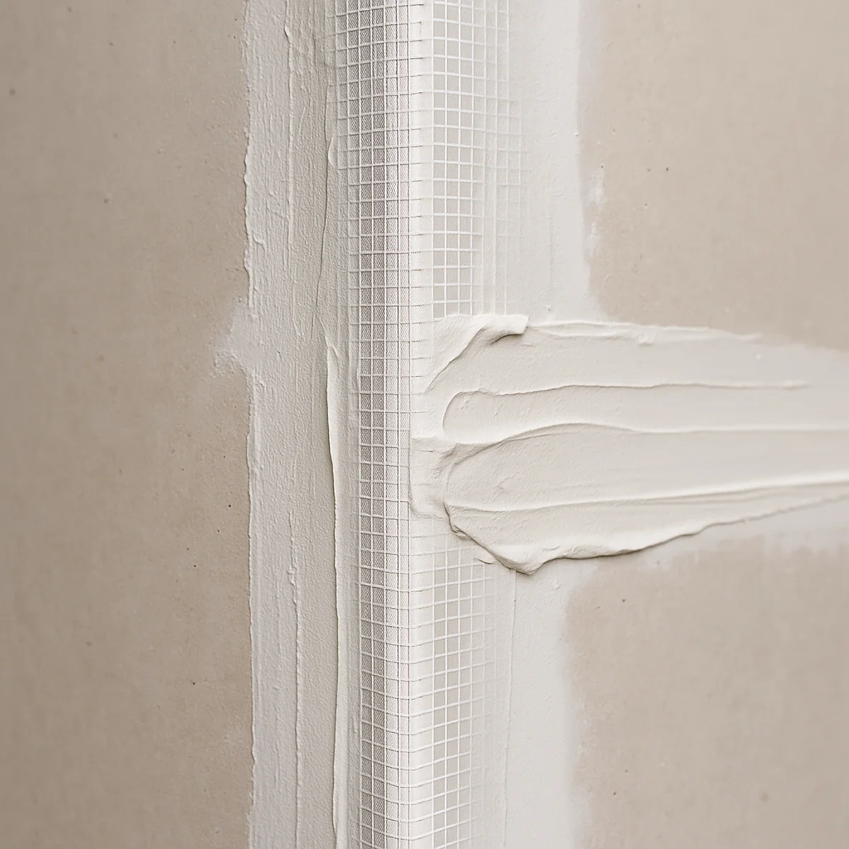 Taśma zbrojąca do narożników na płycie g-k z nałożoną masą szpachlową