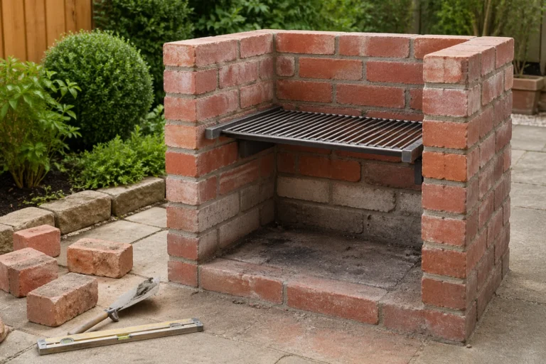 Jak zbudować grill z cegieł – murowany grill ogrodowy podczas budowy